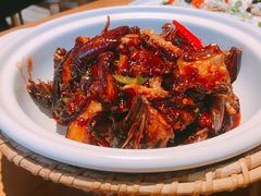 鱼香茄子焖鸭架-顺承小院儿