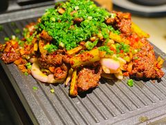 葱爆牛肉-绿茶餐厅(成都大悦城店)