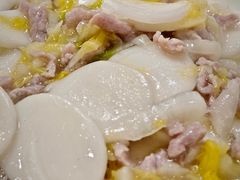 黄芽菜肉丝炒年糕-同兴半盆菜酒家(打浦路店)