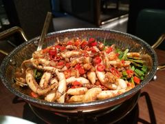 干锅香辣鱿鱼须-望湘园·洞庭渔宴(浦江欢乐颂店)