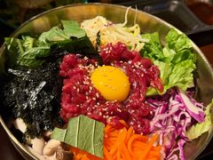 生牛肉拌饭-양평식당·杨平食堂(华贸店)