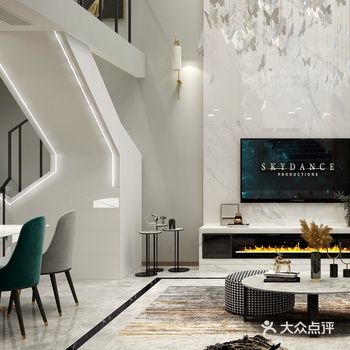 轻奢风格装饰简洁，无论空间布局，还是饰品设计搭配