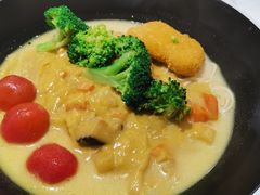咖喱蔬菜盖浇饭-轻蔬不用等·素食(江苏路店)