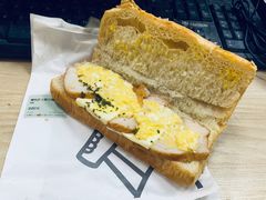 熏鸡芝士蛋三明治-喜茶(东莞汇一城店)
