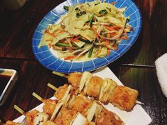 鸟鹏家鸡腿肉加葱-鸟鹏烧鸟居酒屋(熙龙湾店)