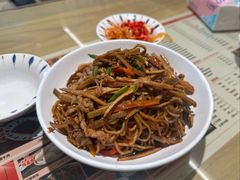干笋肉丝面-老电影院饺店(休宁店)