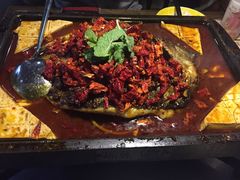 -探鱼·鲜青椒爽麻烤鱼(中天广场店)