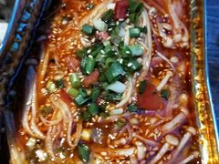 烤金针菇-三个蒙古大叔羊肉串(大宁店)