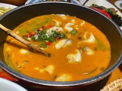 藤椒酸菜乌鱼片-永乐饭店