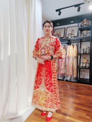-懿沉香中式嫁衣礼服秀禾服龙凤褂马来褂旗袍总店