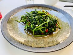 虾酱炒空心菜-Local泰莲庭(虹鳟鱼店)