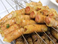 豆皮卷火腿-丁虎子烤肉(国道二店)
