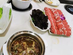 -清真欣思路鲜切涮烤自助火锅