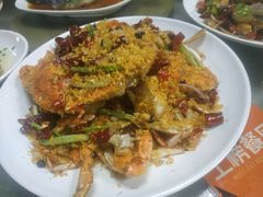 避风阁炒蟹-四川小胡子海鲜(丁村万人海鲜广场店)