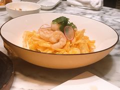 秘制大虾球白菜-青雅中餐厅(大连金石滩绿发希尔顿度假酒店)