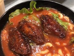 番茄浓汤鸡翅猪扒通粉-华嫂冰室(尖沙咀店)