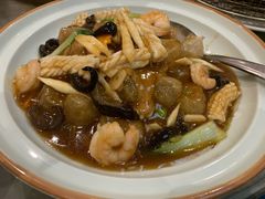 三鲜焖子-小船渔村•大连菜•大连焖鱼(明泽街店)
