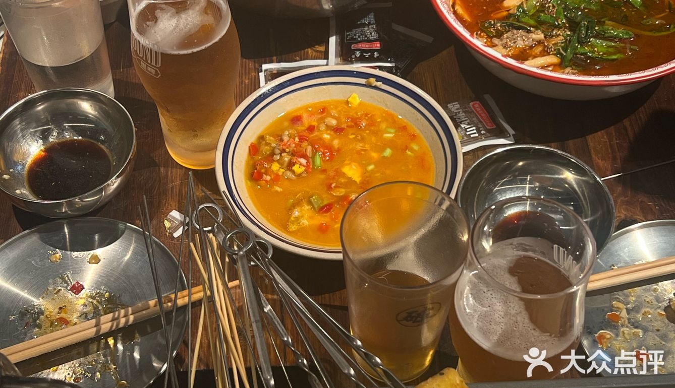和朋友的烤串小聚会