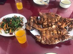 -北京龙庆四季香农家饭庄·灶台鱼·碳烤虹鳟鱼(龙庆峡店)