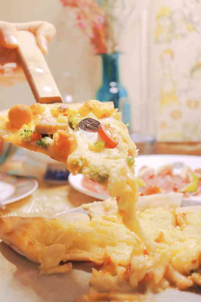 甜瓜手工披萨(黄姑山路店)-"这顿饭吃了很久.