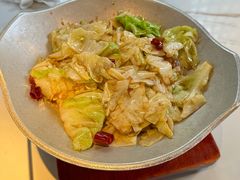 岭南豆豉手撕包菜-绿茶餐厅(龙井船宴· 品牌总店)