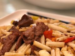 藕尖爆牛肉-庭苑美食中心·陈皮烧鹅·海鲜(台山店)