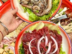 -陈叉子钢盆烤肉(中原万达店)
