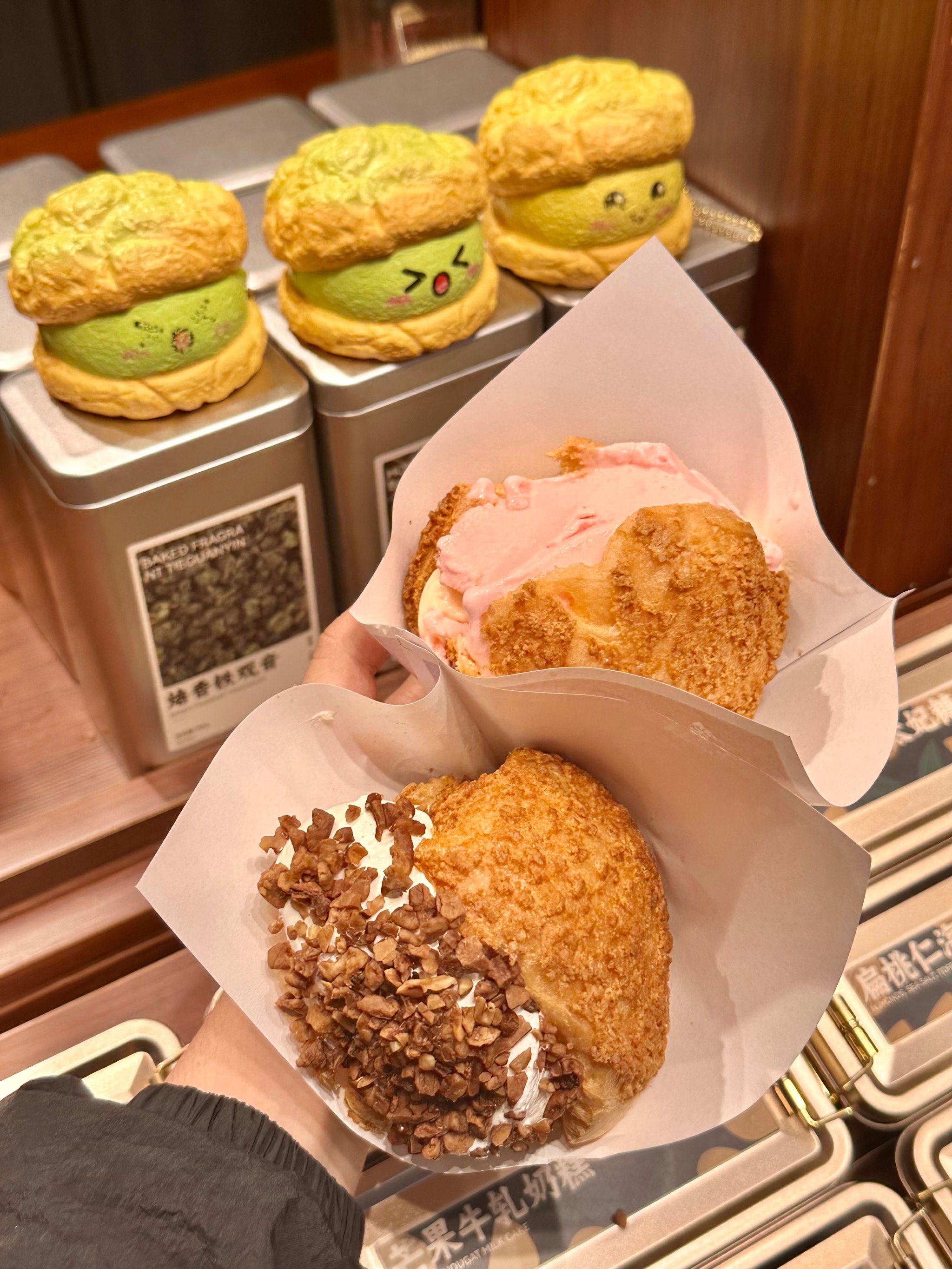 漳州古城新开的!好好吃的脆皮泡芙!