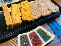 餐前面包蒜黄油-安妮意大利餐厅(国贸店)