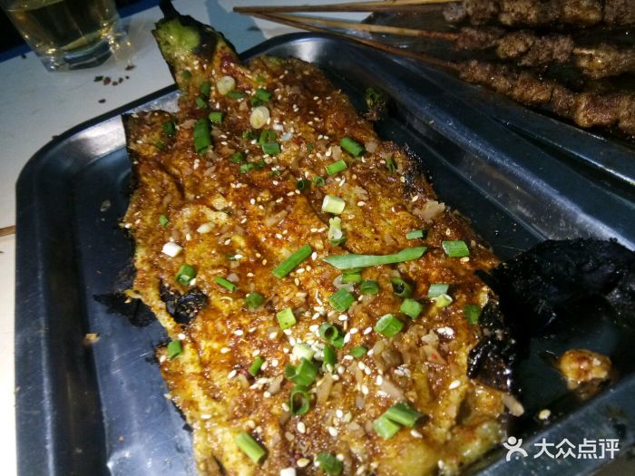 老北京烧烤烤茄子图片