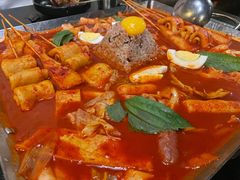 鱼饼火山炒年糕-包装马车·韩国料理·포장마차