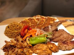 宫廷烤肉拼盘-伊斯坦布尔土耳其清真咖啡餐厅