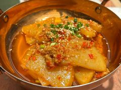 蒜香土豆片-浩海火燒雲傣家菜(芮欧百货店)