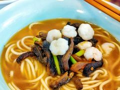 虾爆鳝面-奎元馆.百年奎元.非遗传承(西湖边的解放路店)