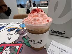 江城樱花拿铁-Seesaw Coffee(武商MALL·武广店)