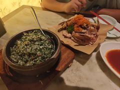 石锅荠菜腊味菜饭-苏乡兰亭·新派淮扬菜(吾悦广场店)