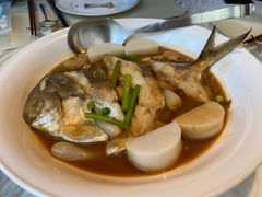 鲳鱼烧年糕-新荣记(新源南路店)