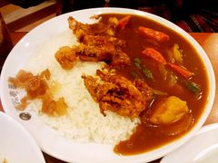 炸鱿鱼须蔬菜咖喱饭-COCO壱番屋(北京平安国际金融中心店)
