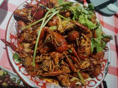 秘制龙虾-在老街·淮安大排档·甜麻干煸龙虾·烧烤(河下古镇店)