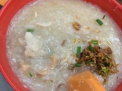 鱼片鱿鱼粥-长城砂煲田鸡粥