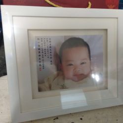 点击看大图 -慧婴轩婴儿理胎发胎毛笔胎毛画手足印(通州店)
