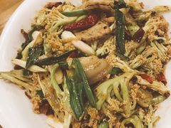 干锅有机花菜-张记盱眙龙虾