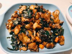 山捞叶炒树上的鸡-香香海南菜餐厅