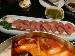 香煎午餐肉-捞王猪肚鸡火锅(财富中心店)