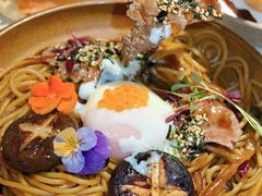 寿喜烧牛肩肉烩意面配温泉蛋-BE BRIGHT KITCHEN(正佳广场店)