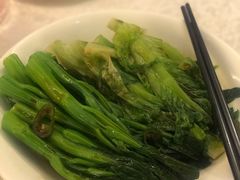 菜心拼生菜-长安莲花山庄-莲湖轩中餐厅