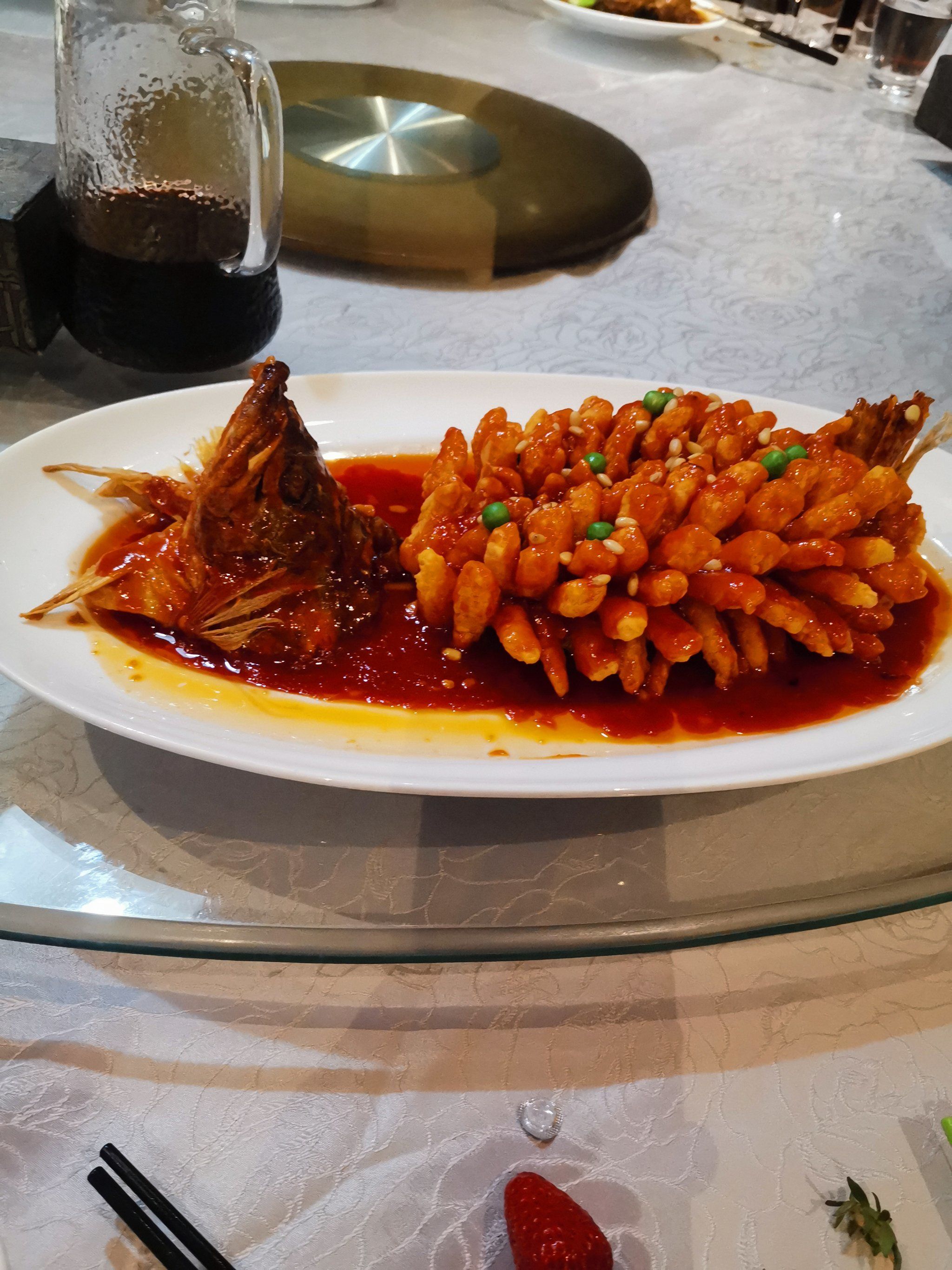 老同学王国华大师工作了四十年专做淮扬菜精典的炒鳝糊炝虎尾我们