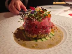 金枪鱼塔塔百香果汁-佐度王子扒房(天鹅湖店)