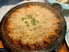 石板蒜蓉虾-小菜园新徽菜(无锡宜家荟聚中心店)