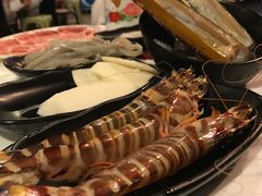 -鲜入围煮花胶鸡海鲜火锅